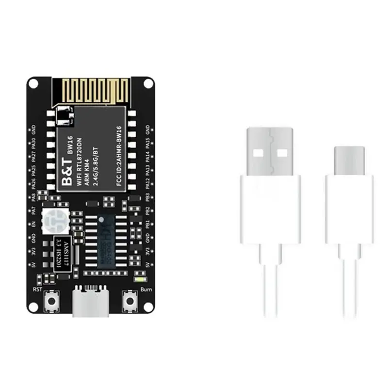 

BW16-Kit Development Board Dual-Band 2.4G And 5G Wi-Fi Low-Power Bluetooth BLE Module Type-C Interface