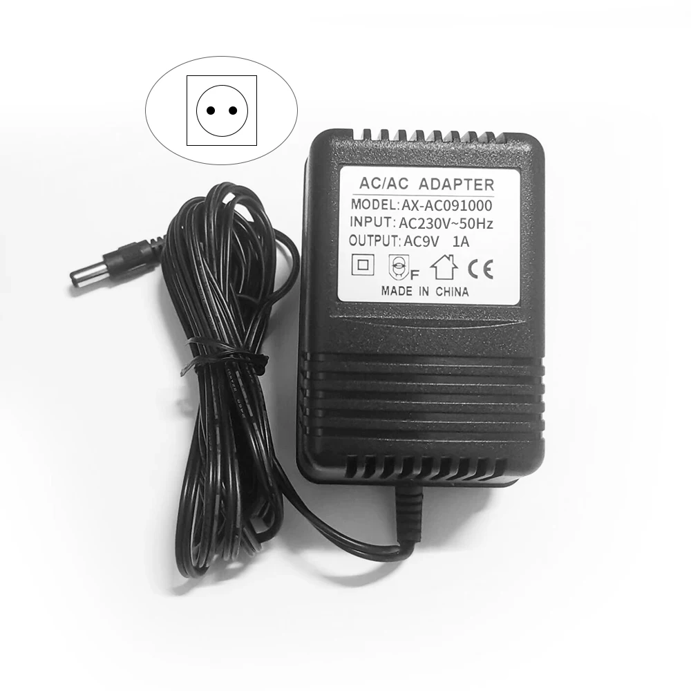 PowXla AC Power Adapter 24Vac 12Vac 9Vac 1A 2A Output EU US Plug 230Vac 120Vac Transformer AC/AC Power Adapter