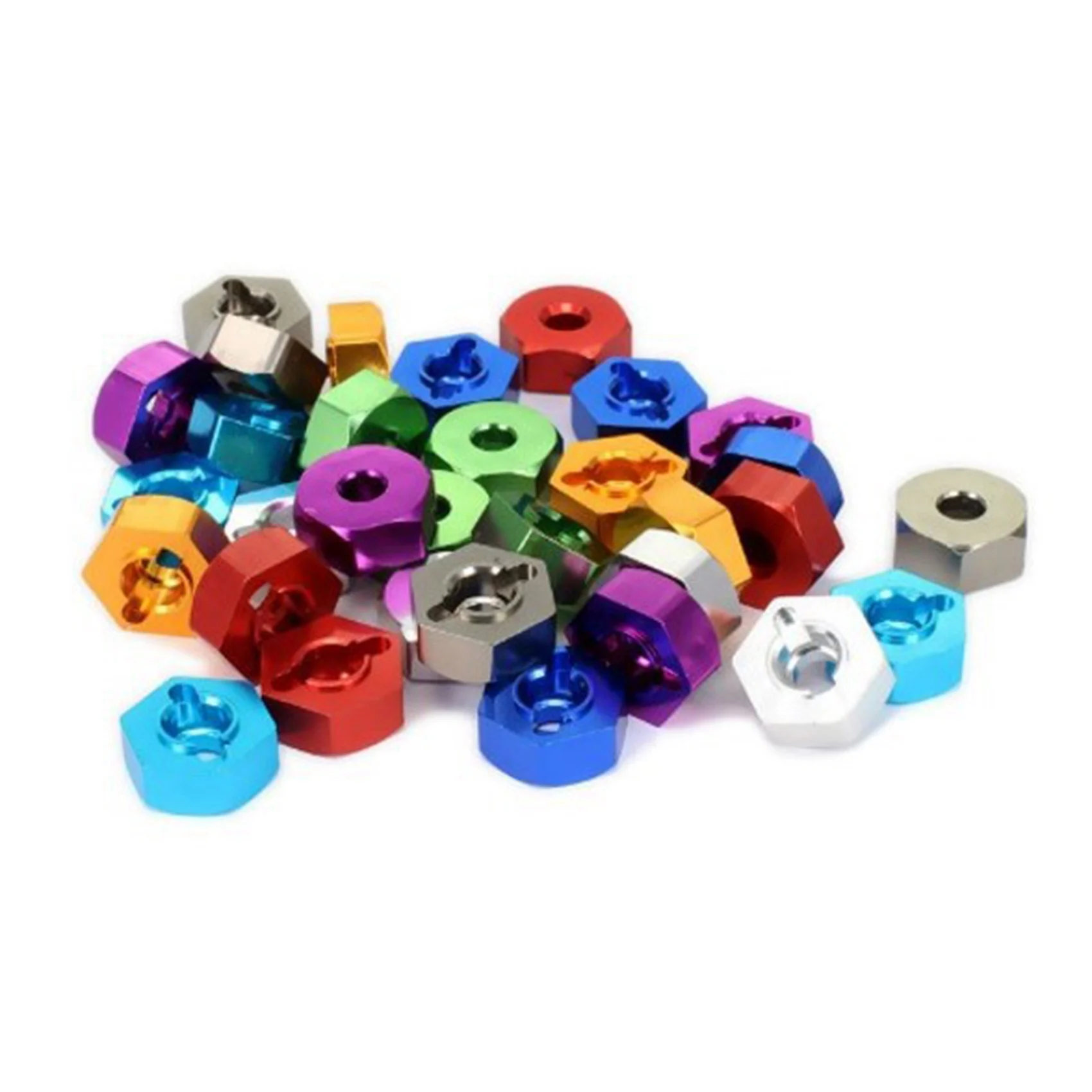 4 stuks K949-12 12mm Hexagon Wiel Zetel Adapter voor Wltoys K949 10428-A Vierwielige Klimmen Auto RC auto Onderdelen Hemelsblauw