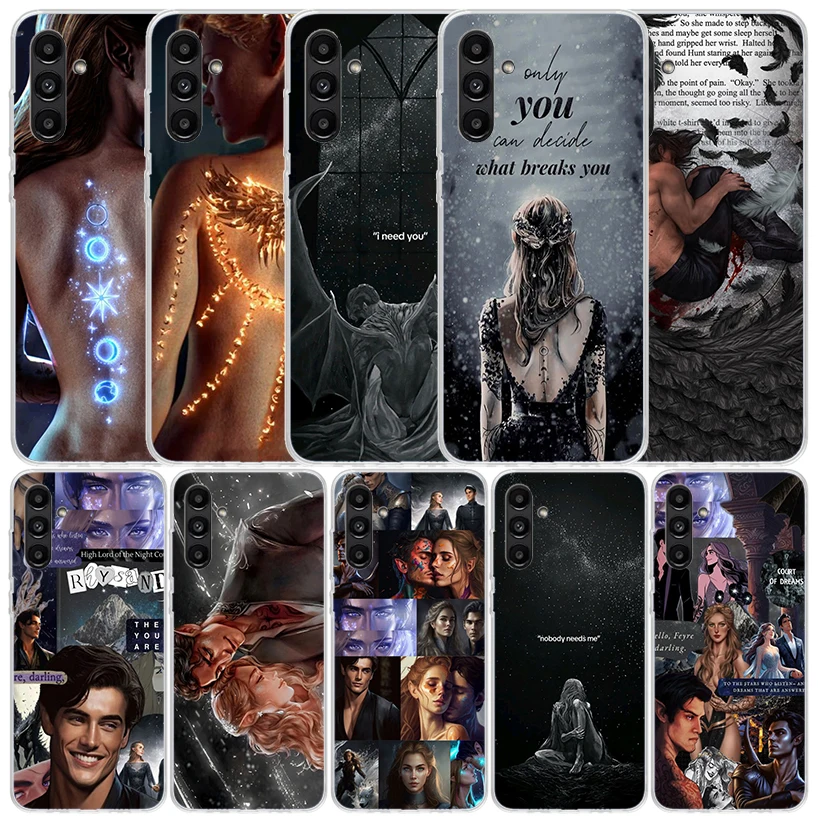 A Court Of Mist And Fury Cover for Samsung Galaxy A17 A37 A57 A16 A26 A36 A56 A15 A14 A55 Phone Case A13 A53 A25 A35 A24 A34 A23