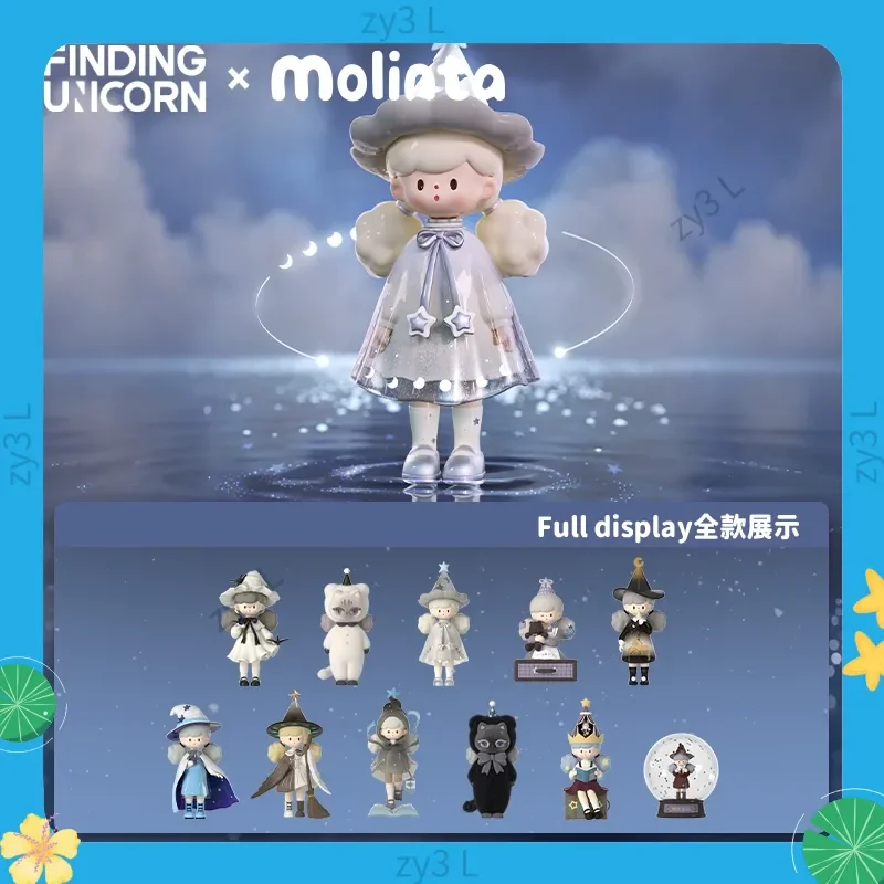 

Новый оригинальный поиск единорога Molinta Chasing Light Series слепая коробка Kawaii аниме фигурка мультяшный декор игрушки для взрослых и детей подарок-сюрприз
