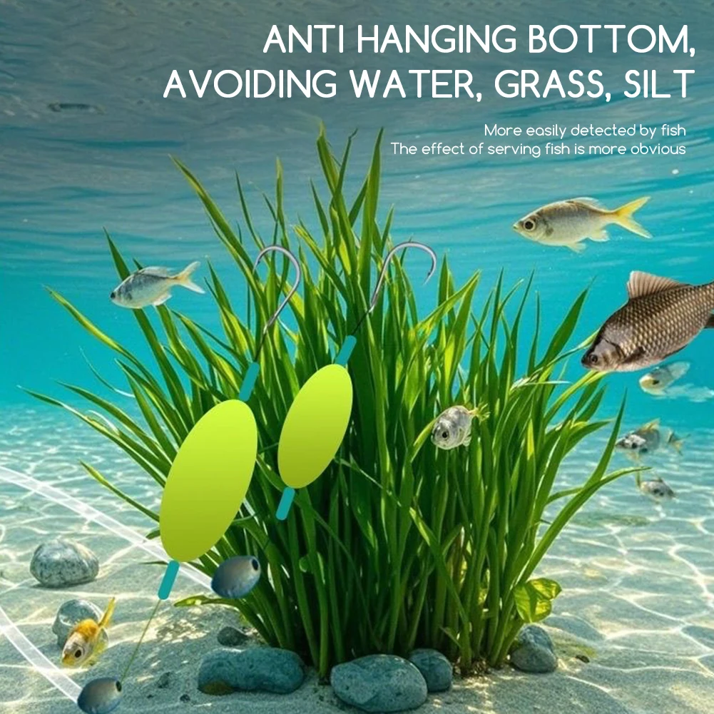 Surfs Fishing Angelhaken Pompano Rig mit Schwimmern Vielseitige Angelausrüstung für das Salzwasser-Süßwasserangeln für Angelliebhaber – Detail 8