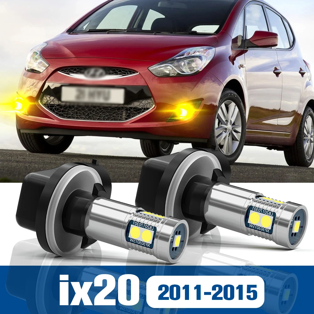 

2pcs LED Fog Light Blub Lamp Accessories Canbus For Hyundai ix20 2011 2012 2013 2014 2015