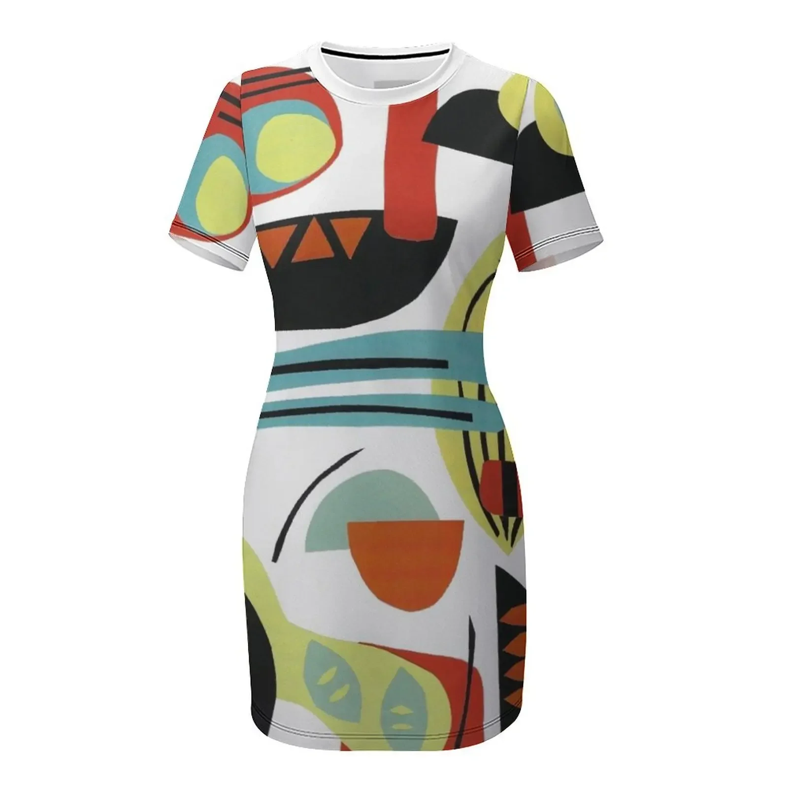 جنون About Mid Mod فستان بأكمام قصيرة المرأة الصيف فستان طويل فستان صيفي للنساء 2025 فساتين امرأة الصيف