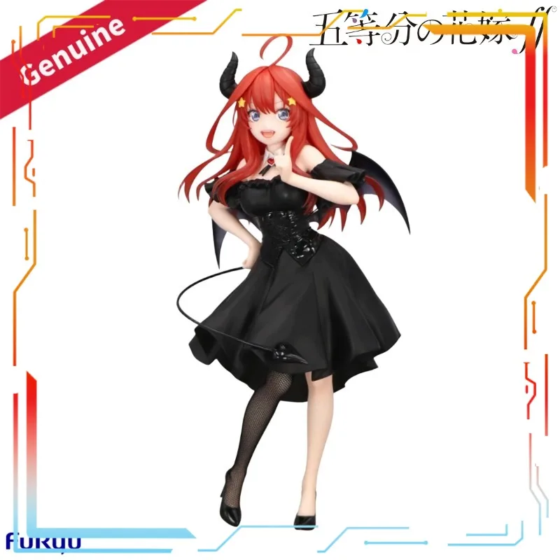FuRyu BiCute Dark Gotoubun No Hanayome Nakano Itsuki Pre-painted Anime Figure Model 25cm Collectible Decoration Official