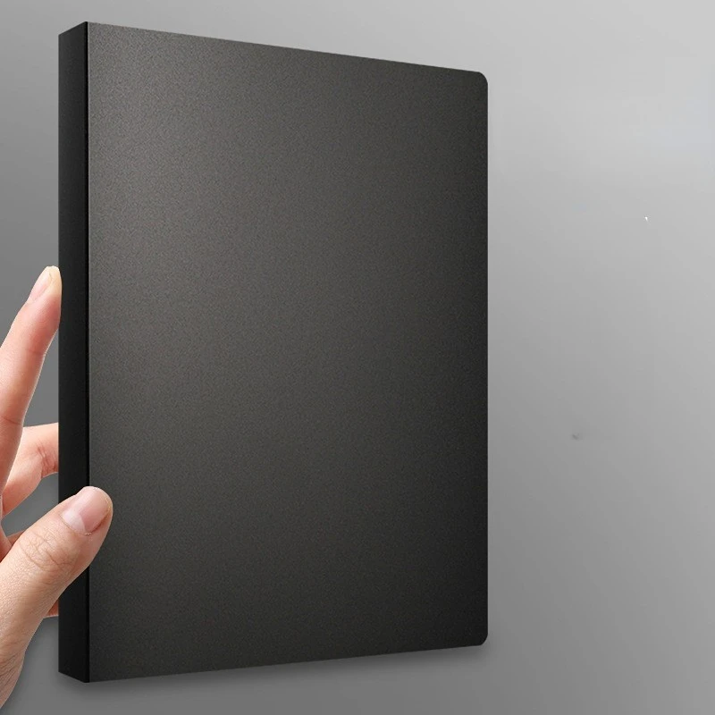 A4 File Folders Display Book 4Hole Ring Binder File Folders Transparent Color Waterproof Document Ring Binder Folder