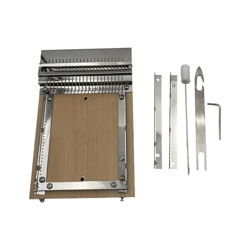 

【FLASH DEAL】For Beginners And Kids, Adult For Great Knitting Looms Weave Loom Kit,Wooden Weaving Kit,Loom Kit