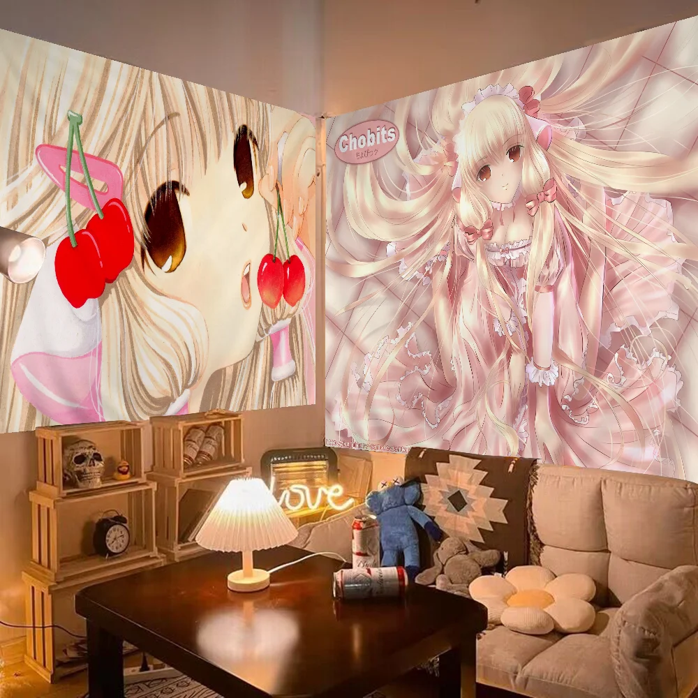 Chobits Colorful Tapestry Wall Hanging Bohemian Wall Tapestries Mandala Wall Hanging Sheets