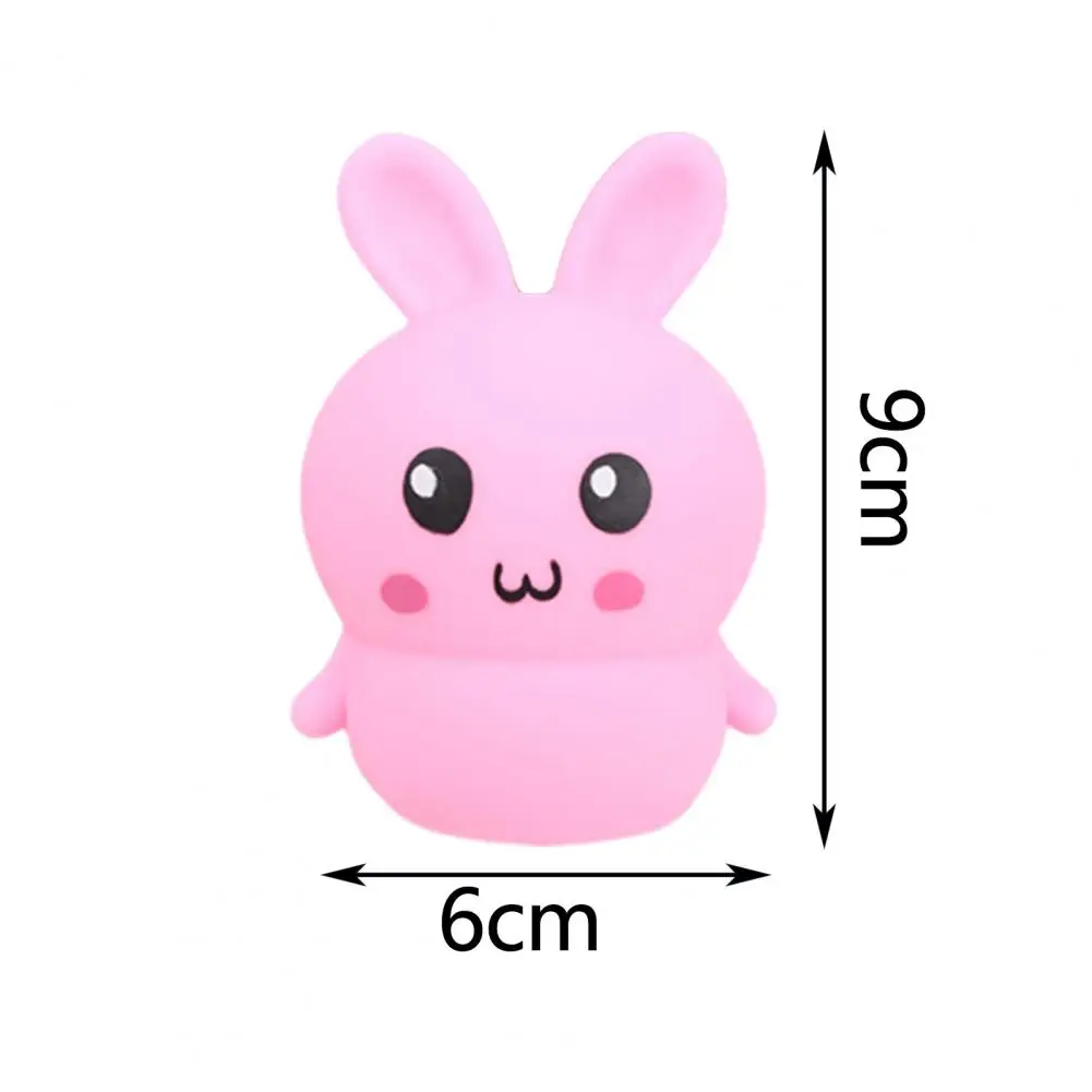 

Eco-friendly Squishes Doll Toy Colored Rabbit Squeeze Toy Pinch Toy Fidget Animal Squishes Decompression Toy Anxiety Relief