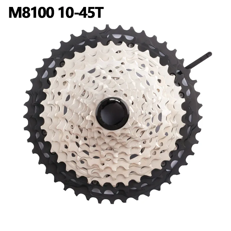 Shimano M8100 CS DEORE XT CS-M8100 Cassette 12s For Mountain Bike Riding Parts Original 12 Speed 10-51T 10-45T