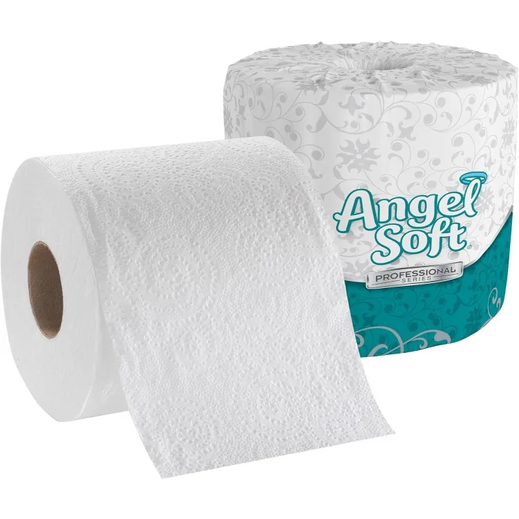 Angel Soft Professional Series 2-Ply Embossed Toilet Paper, 16850, 450 Sheets Per Roll, 60 Rolls Per Case