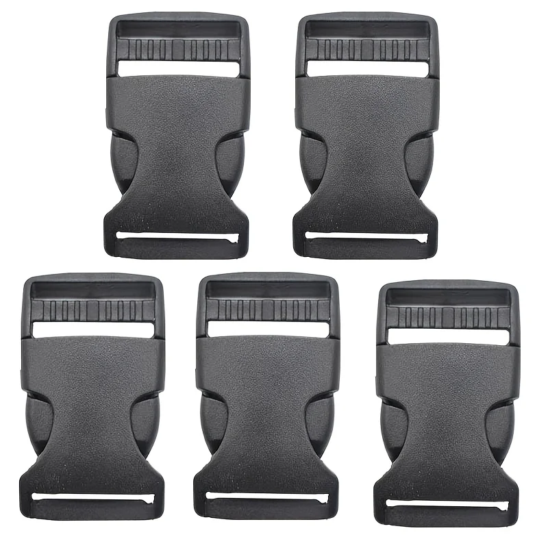 5pc Schoolbag Accessory Plastic Thickened Insert Buckle Plastic Insert Buckle Clasp Backpack Adjustment Buckle Accessory