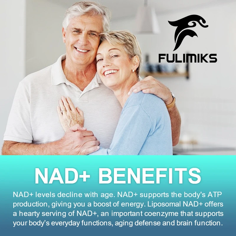 NAD Capsules Supplement, Liposomal NAD+ supplement - Aging Defense, Cellular Energy, Heart & Brain Function