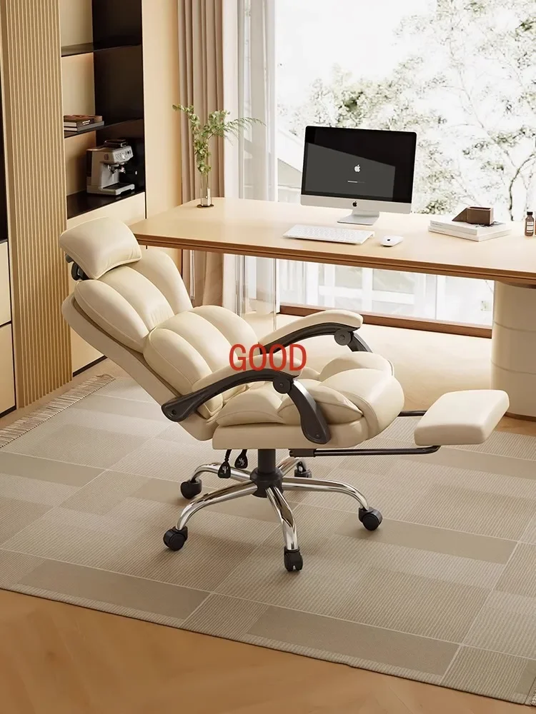 Computer chair Home office chair Comfortable sedentary boss chair reclining