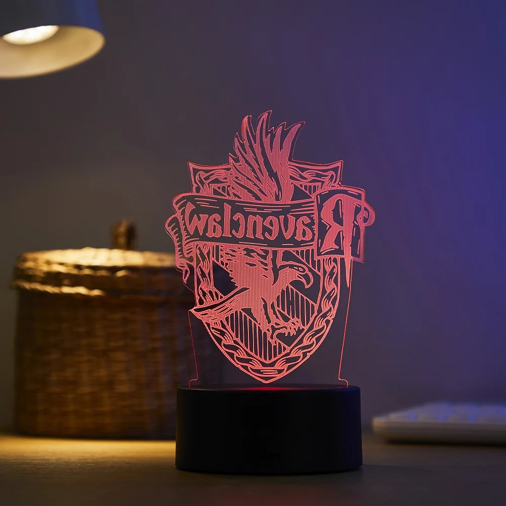 Magic School Anime Figure 3D Night Lamp Toys Led Creative Table Bedside for Home Room Decor Light Cool Kid Child Gift