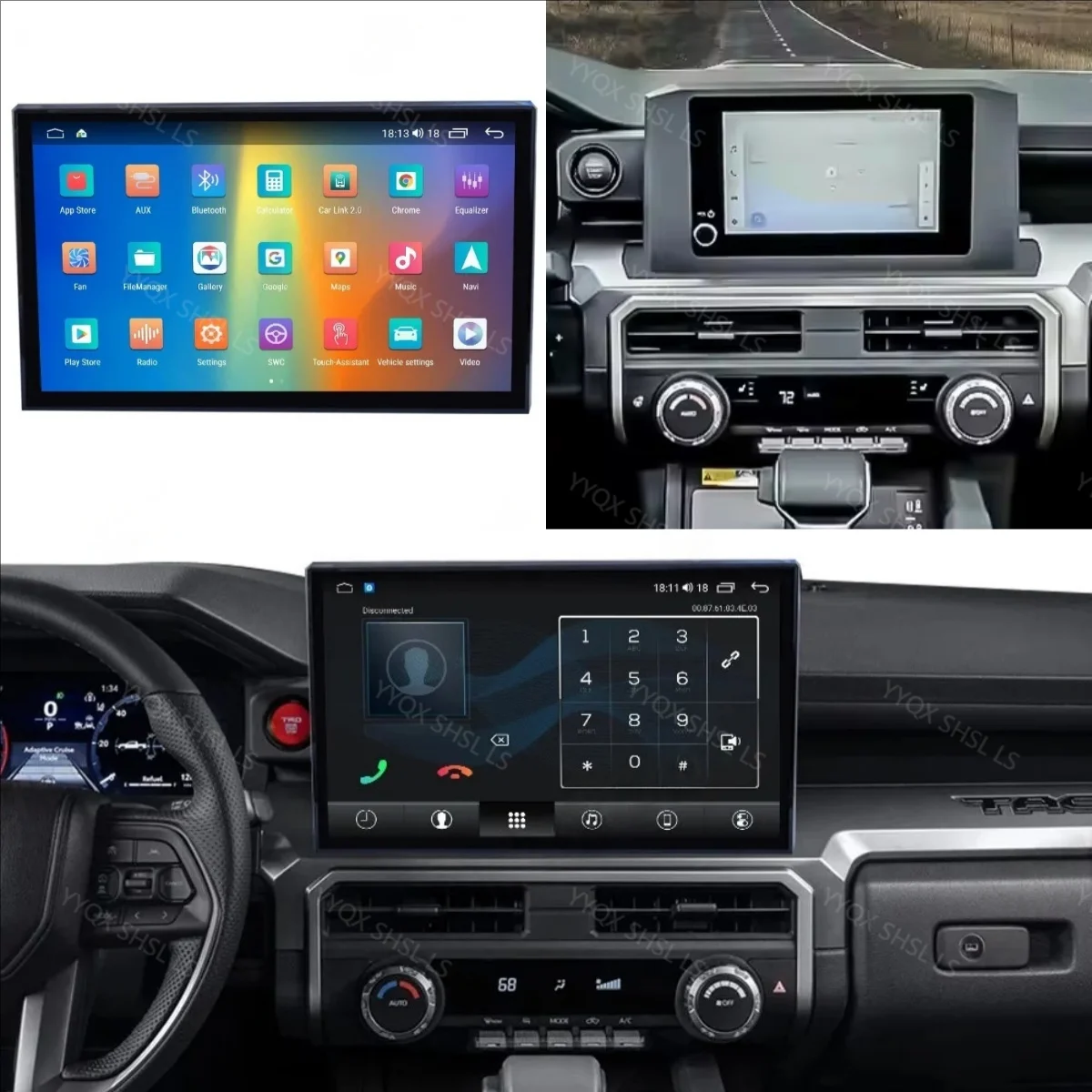 

Touch Screen Car Radio For Toyota Tacoma 2024 Android GPS Automotive Multimedia Auto Radio Stereo Receiver Head Unit