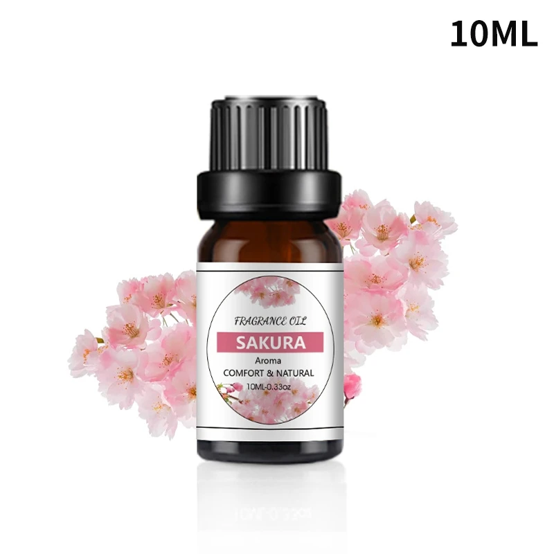 Huiles essentielles cerise fraise lavande jasmin Rose vanille, 10ML, pour diffuseur, humidificateur,