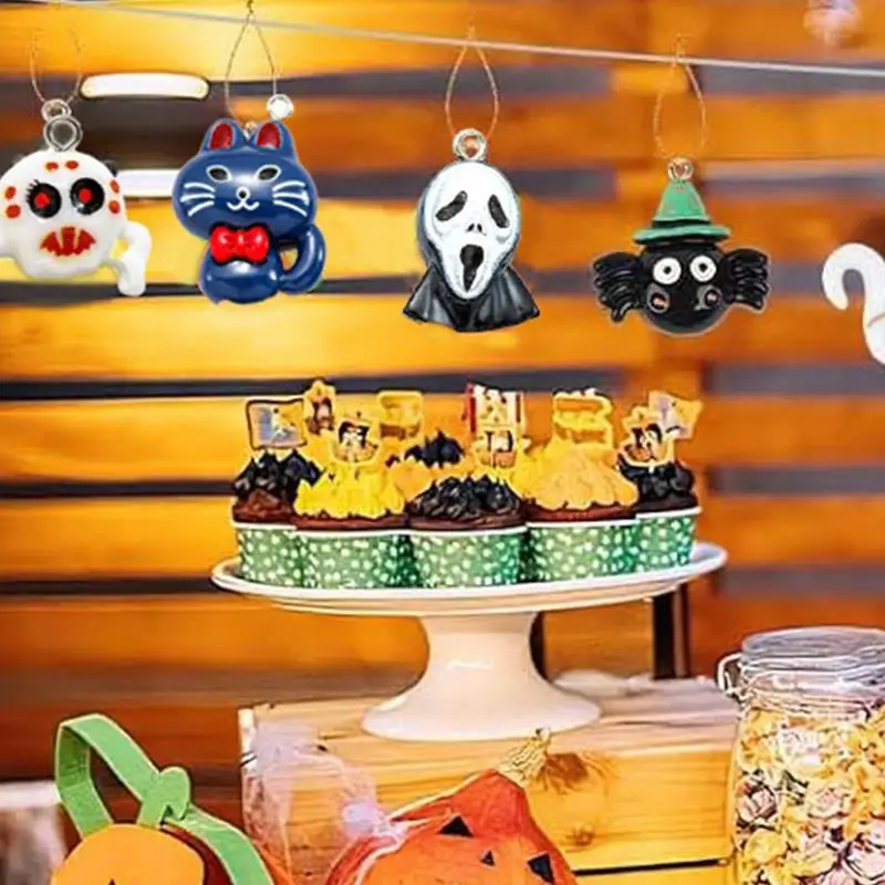 Resin Miniatures For Halloween Craft Resin Bracelets Crafts Set Charm For Jewelry Making Ornaments For Wreath Dress Phone Cases