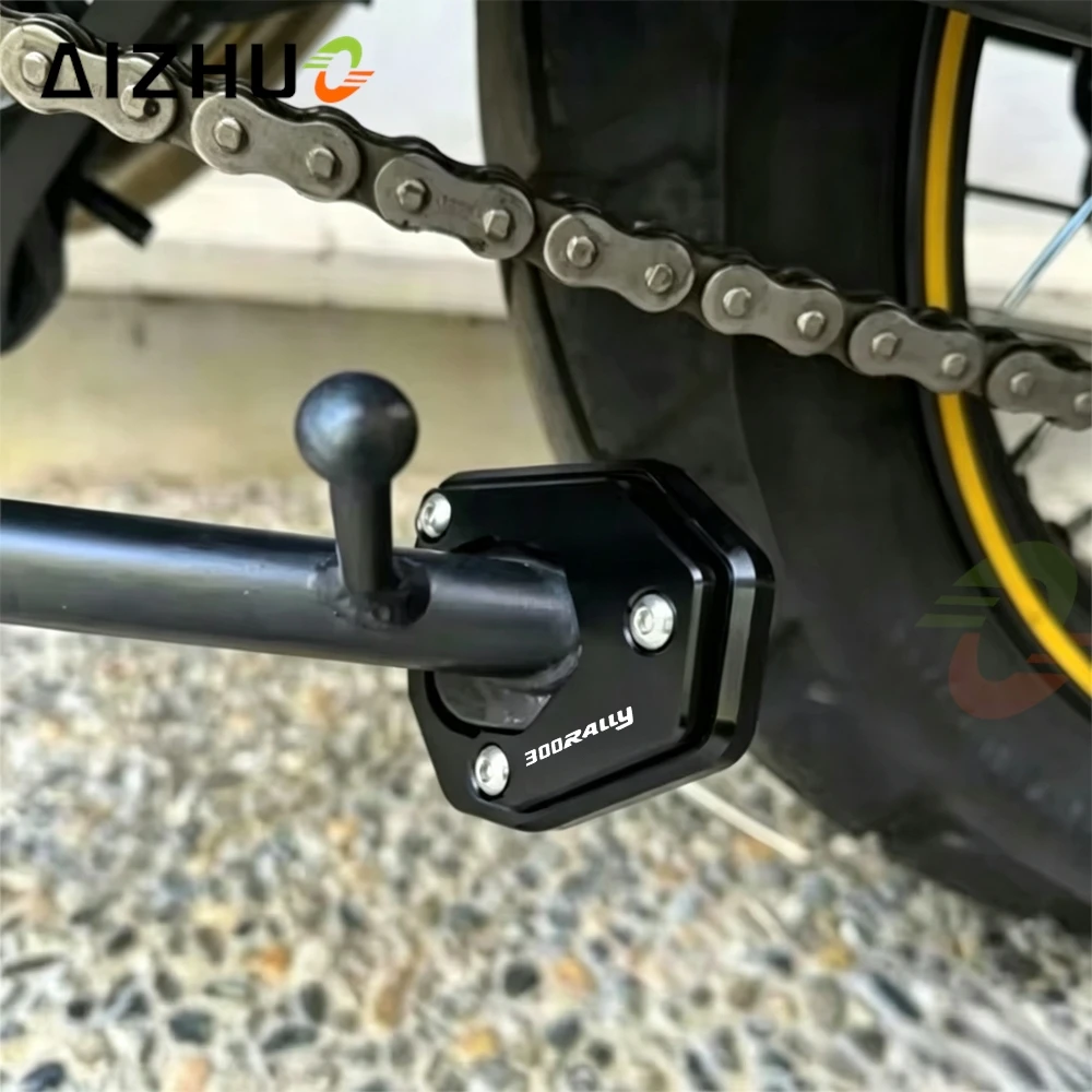 Side Stand Pad Plate Kickstand Enlarger Support Extension For Voge Valico 300 Rally 300 300Rally Rally300 2023 2024 2025 2026