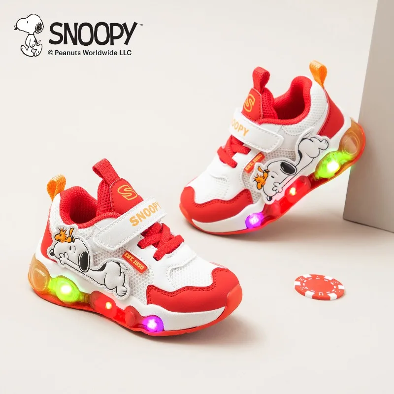 

New Snoopy cartoon men's autumn trendy cool sneakers breathable and simple non-slip casual shoes birthday gift wholesale