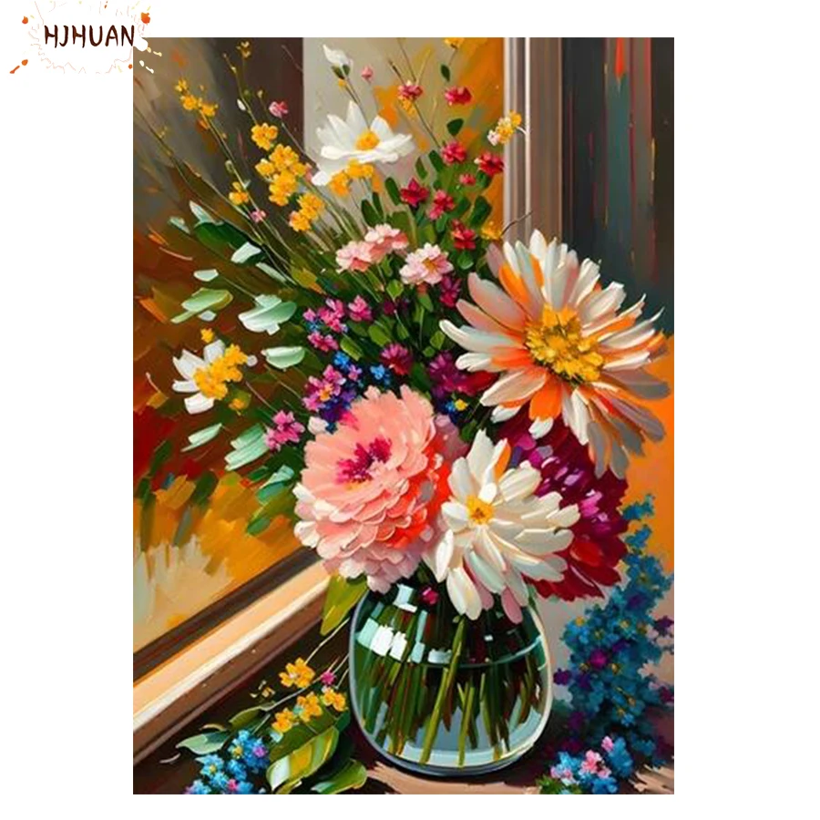 

Новый 5D кристалл круглая алмазная живопись цветы Алмазная вышивка крестиком DIY алмазная живопись вышивка домашний декор Алмазная мозаика gif