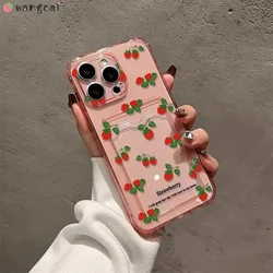 For Samsung Galaxy A55 A35 A25 A15 A05 A05s A54 A34 A24 A14 A04 A04s A04e Phone Case Strawberry Fruit Put Photo Soft Cover