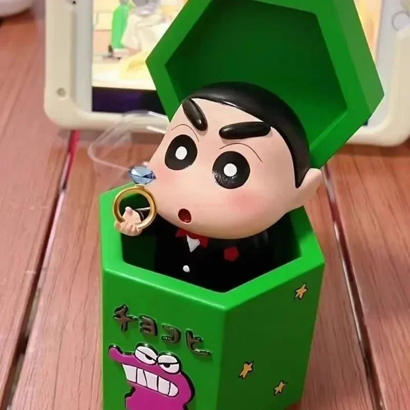 Crayon Shin-Chan Cos Buzz Lightyear Bee Proposal Cowboy Zombie Action Figure Collection Model Toys Ornaments Gift for Children