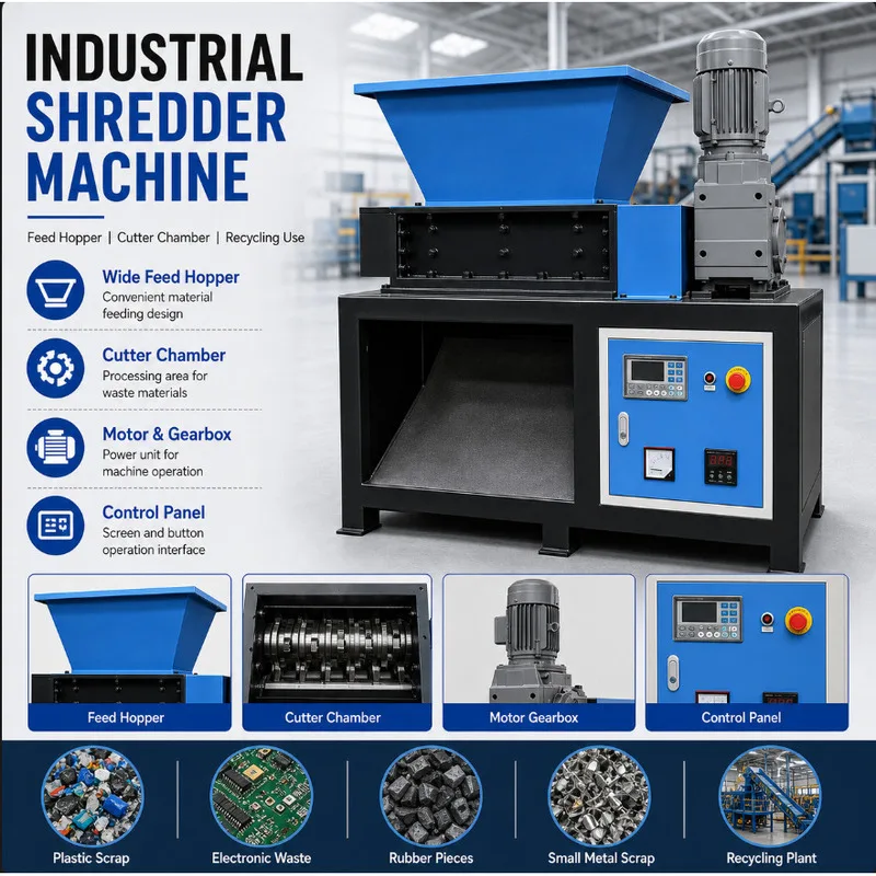 Big Capacity Plastic Shredder Machine for Shredding Animal Bone in China