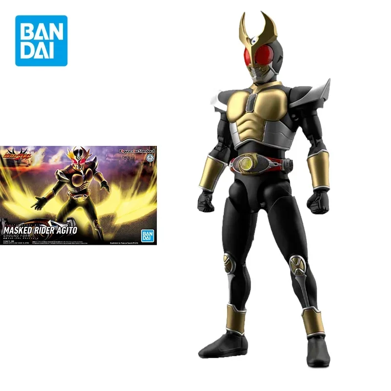 

Bandai Genuine Figure-rise Standard Kamen Rider Agito Anime Action Figures Collectible Model Ornaments Toys Gifts for Kids