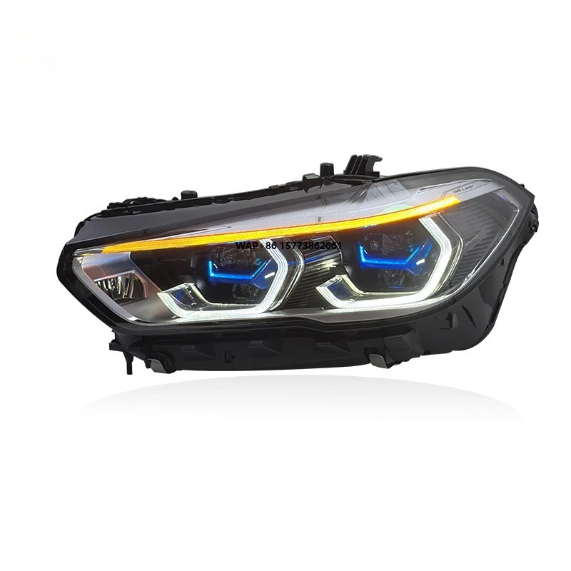 

1 Unit LED Headlights Car Accessories Suitable for Auto Lighting Systems 19-23 X5 Headlight Assembly G18 G05 Car LED Lights