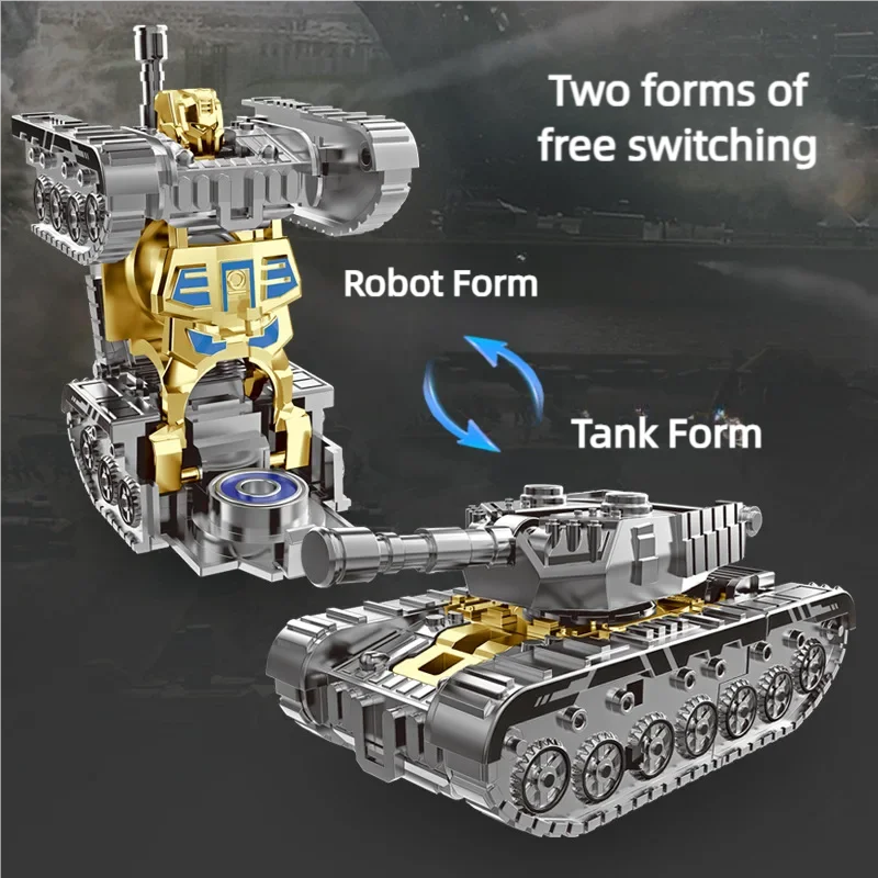 Kids Deformed Tanks Robot Fidget Toys Hand Spinner Antistress Adult Sensory Toys Fingertip Gyro Decompression Venting Toys Gift