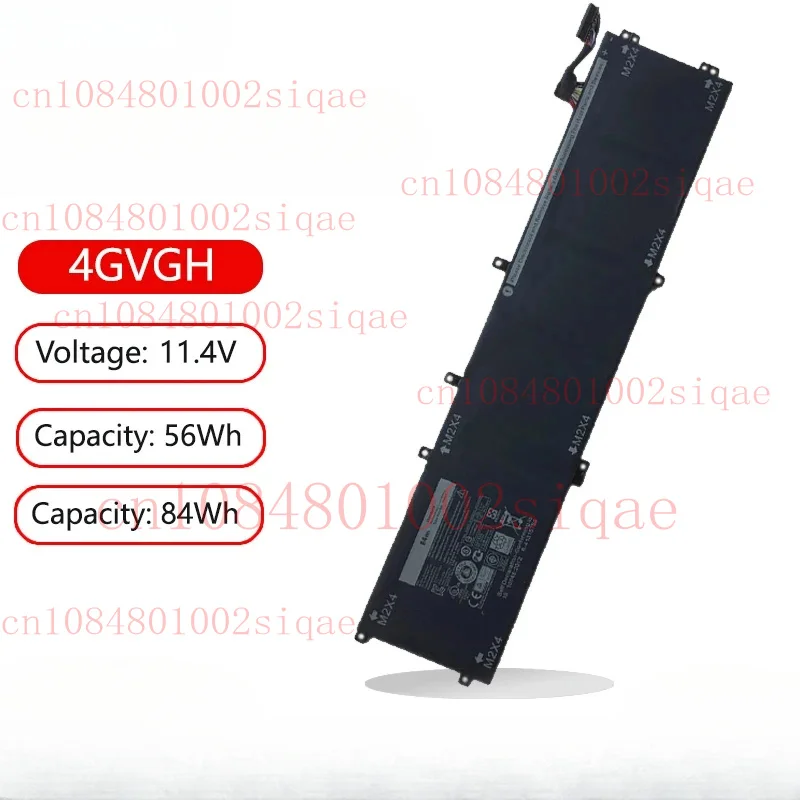 

New RRCGW 4GVGH Laptop Battery For Dell Precision M5510,For XPS 15 9550 D1828T,M7R96 62MJV 1P6KD P56F001 T453X 56Wh & 84Wh