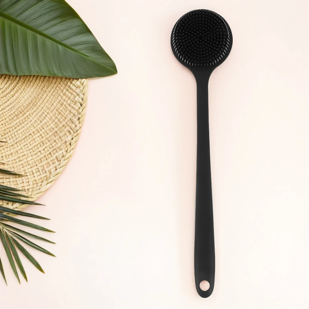 

2Pcs Silicone Back Scrubber Long Handle Shower Brush Bath Body Scrubber Portable Exfoliating Wash Tool Back Washer for Shower