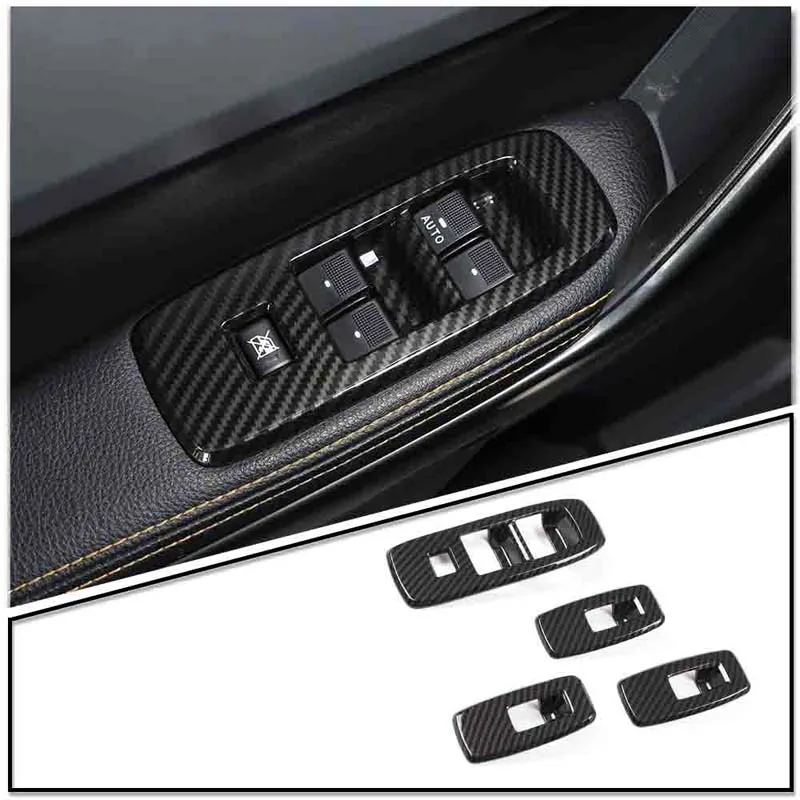 

Window Button Frame Trim Sticker Door Window Lift Frame Decorative Car Supplies For Ford Ranger P375 Ford Everest U375 2015-2021