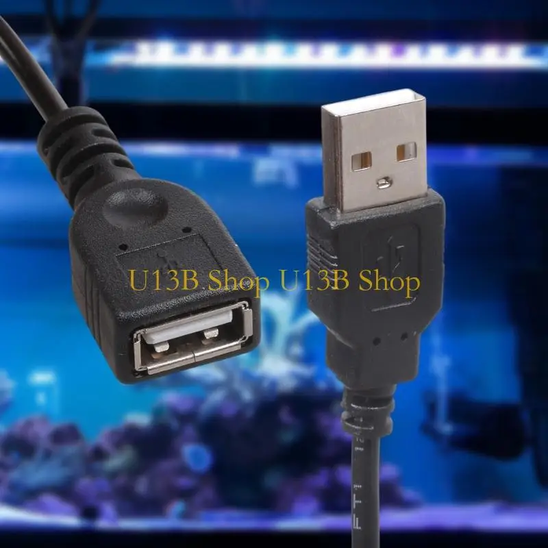 U13B Digital Timer Cable USB Cable 1-24H Auto Power Off Function 60cm Design For Home Office Electronics