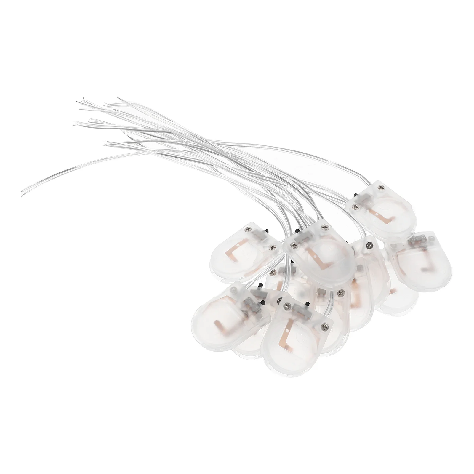 

12pcs Case Holder for LIR2032 Single Button Coin Box with Switch White Color
