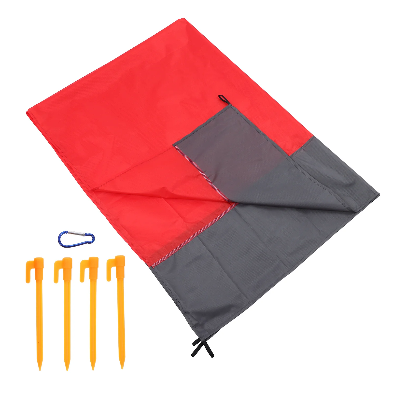 

1 set Nylon Picnic Blanket Portable Foldable Waterproof Camping Mat Wear-Resist Outdoor Beach Blanket For Picnic Travel
