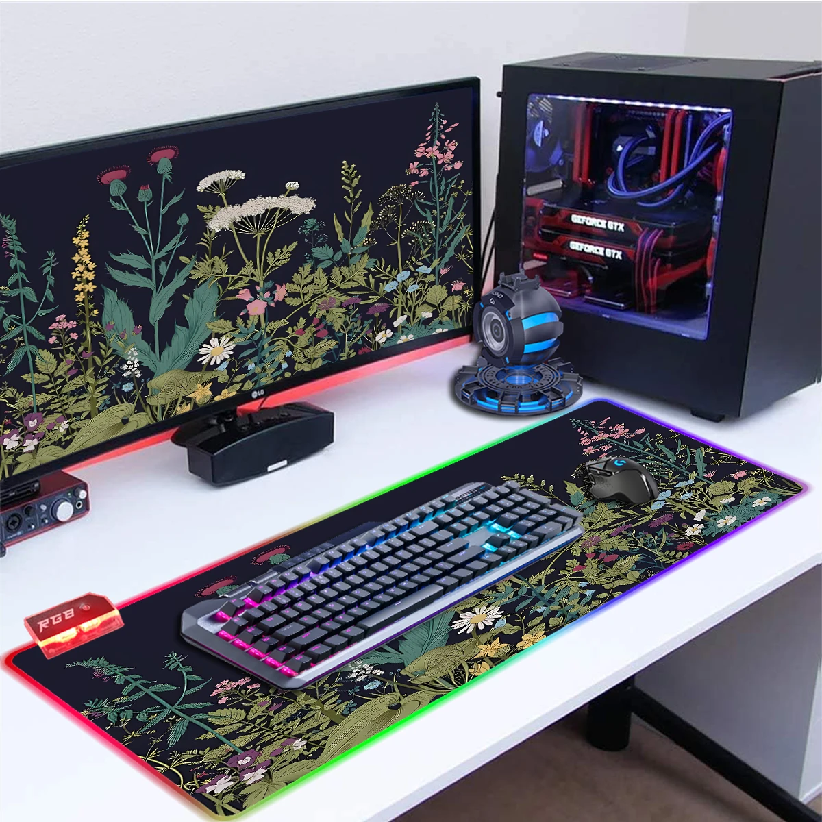 Large Keyboard Pad for Desk,Non-Slip Rubber Base Gaming Mouse Pad Big Desk Mat PC Computer Mat Long Desktop Laptop Pad Office