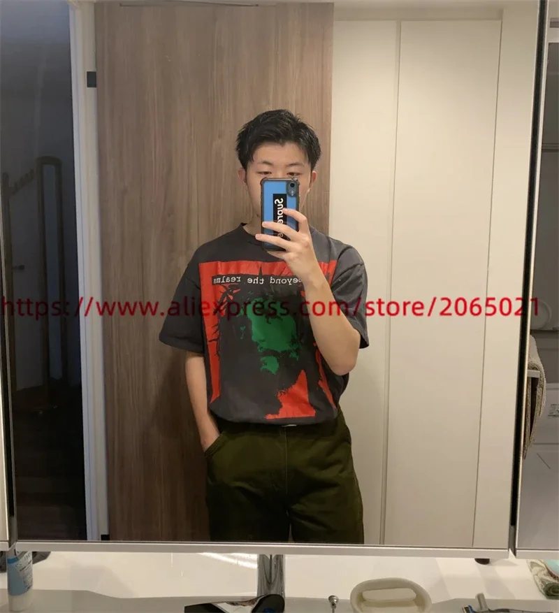 غسلها سانت تي شيرت الرجال النساء الإصدار الأعلى ريترو تي شيرت المحملة القمم #6