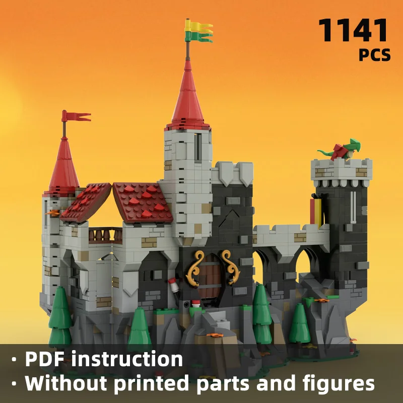 

Small and exquisite fairy tale castle display item The mini castle in the fairy tale world, the kingdom Fortress
