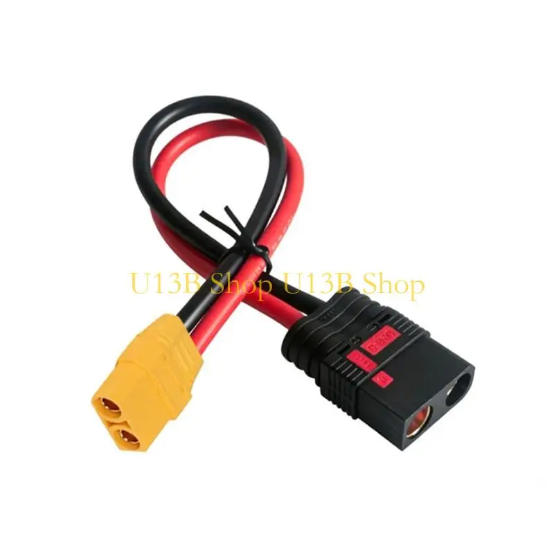 U13B Quick Connecting XT90 to QS8 Cable Multipurpose Power Lines Charging Cable Suitable for Soldering Iron and Balance Charging