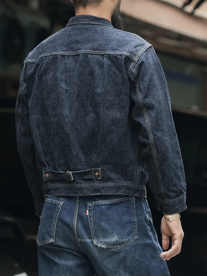 新品 BRONSON MFG 1ST モデル デニムジャケット 38 リジッド Rugged Bronson 47806XX Raw Selvedge Denim Jacket Type I 1947 Model
