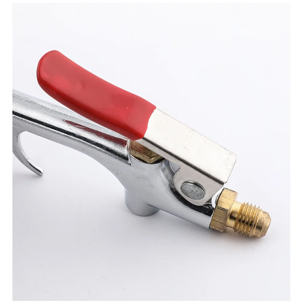 Red Alloy Fuel Injector Nozzle For Car Air Conditioner Pipe Cleaning Tool Automotive Climate Control System Parts