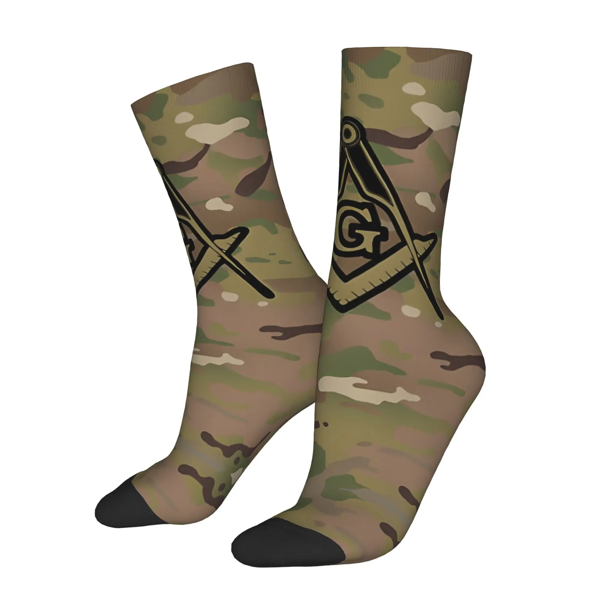 

Freemason Square Compass Socks Sports 3D Print Boy Mid-calf Sock