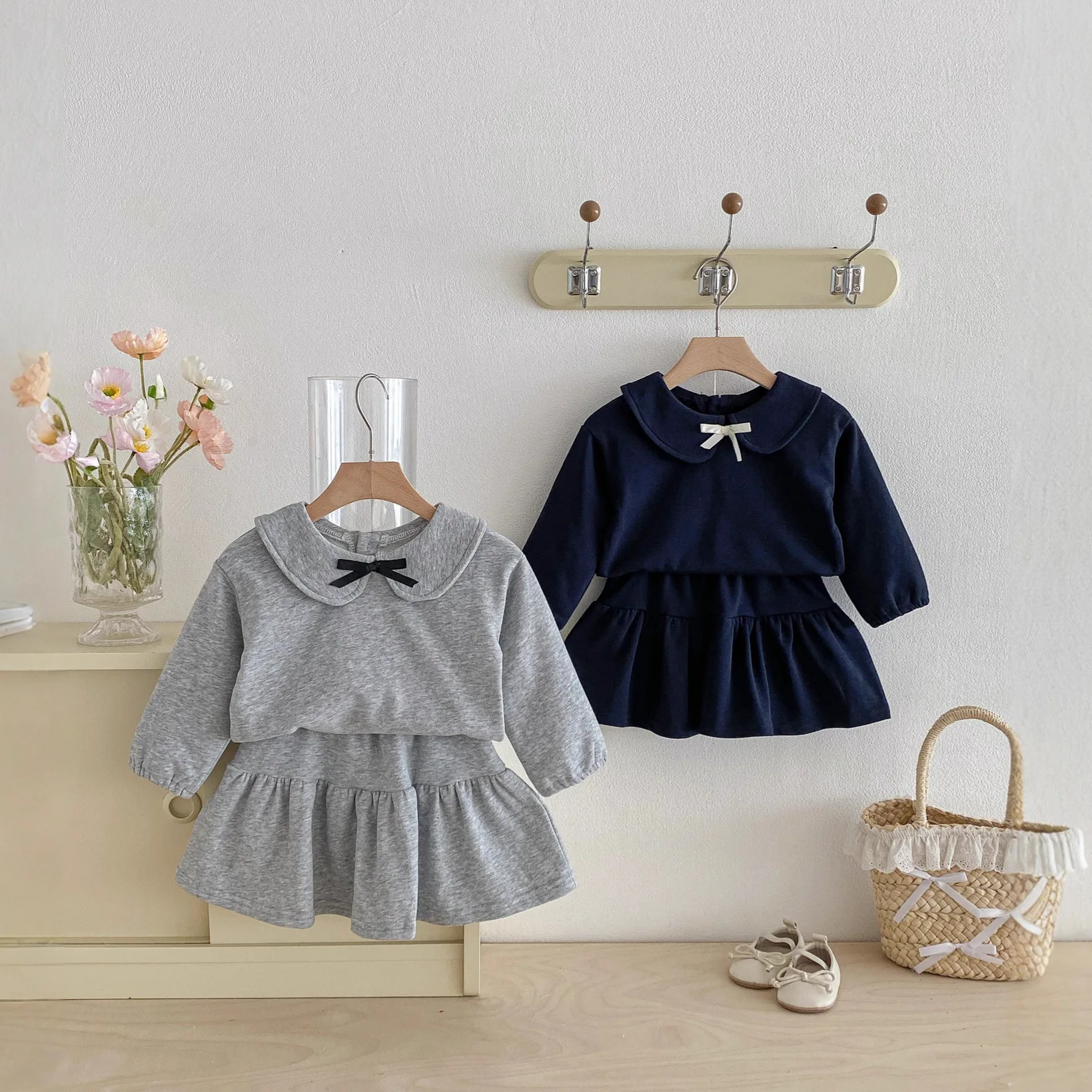 Autumn Baby Clothes Princess Outerwear Set Baby Autumn Casual Bottom Shirt Princess Skirt Girl Clothes Baby Girl Outfit Set