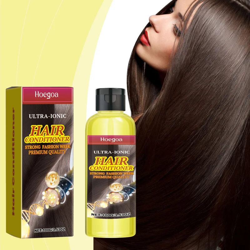 

Brazilian Yellow Hair Conditioner - Repair Dry Split Ends, Moisturize Straight Hair, Strengthen Hair, Olive Oil Shine, 100g