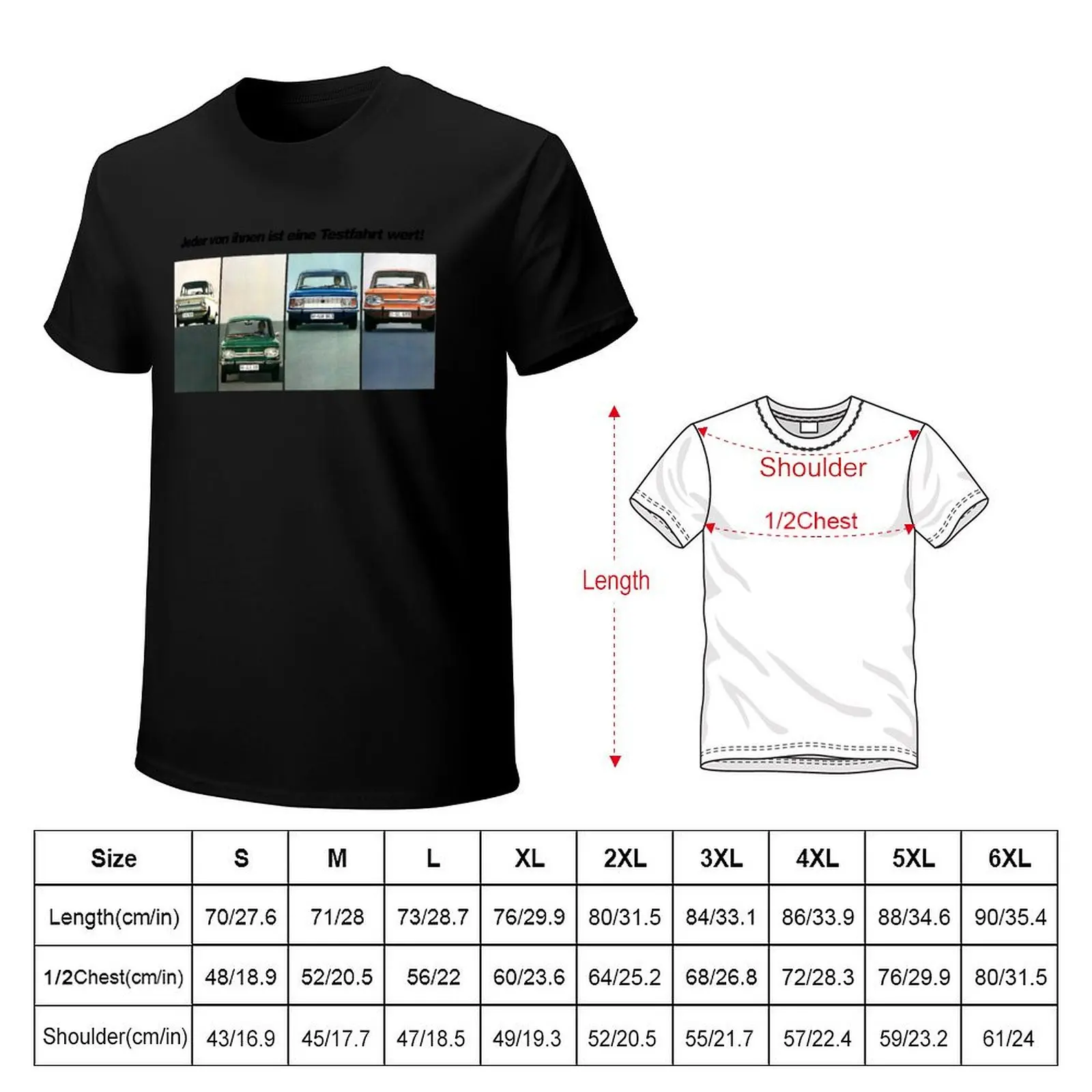 NSU PRINZ - ADVERT T-Shirt Fashion Casual Short Sleeve Top