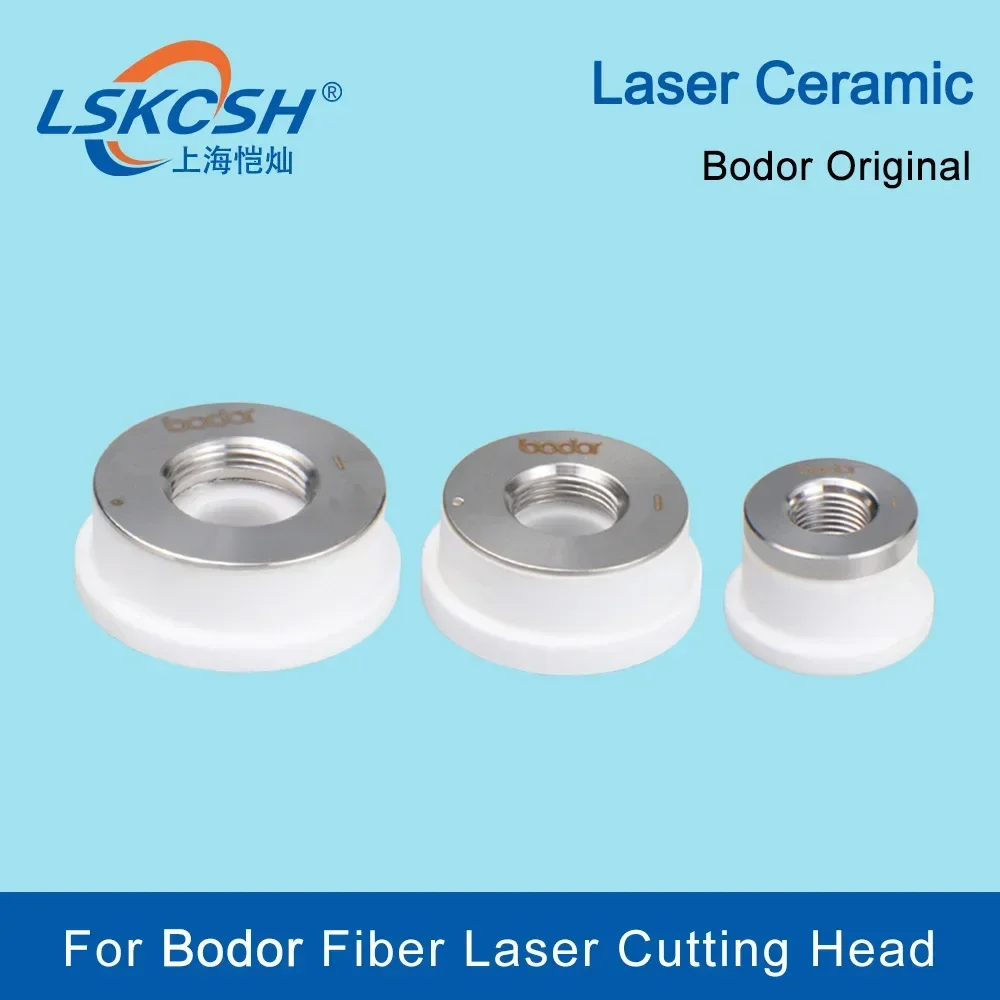 LSKCSH 10pcs/lot Bodor Laser Ceramic Dia32 M14 28 M11 20.6 M8 For Bodor GN3 GN6 3D Laser Cutting Head Nozzle Holder Original