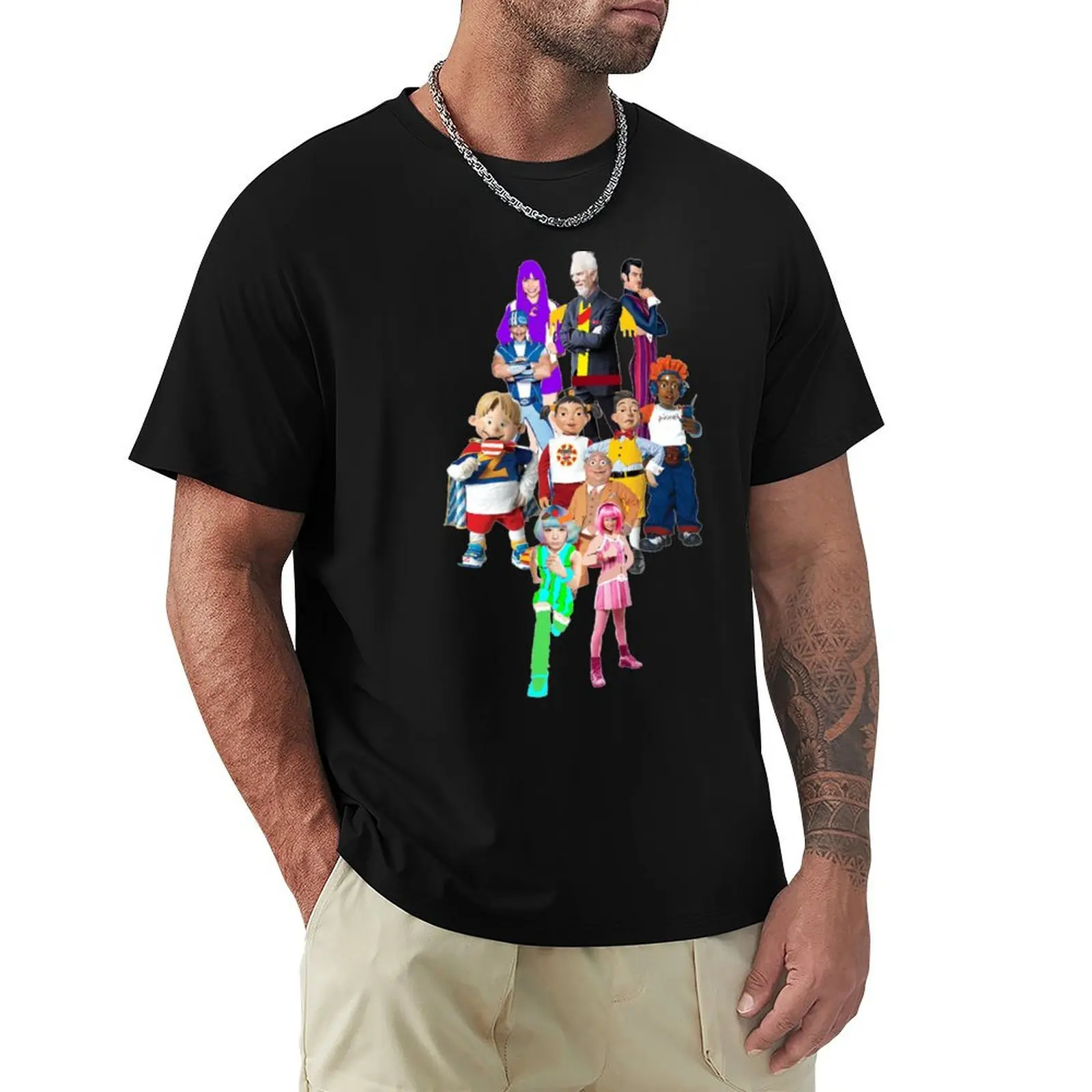 

The LazyTown Movie Merch T-Shirt Funny t-shirt man clothes oversize t-shirts man Men's t shirts