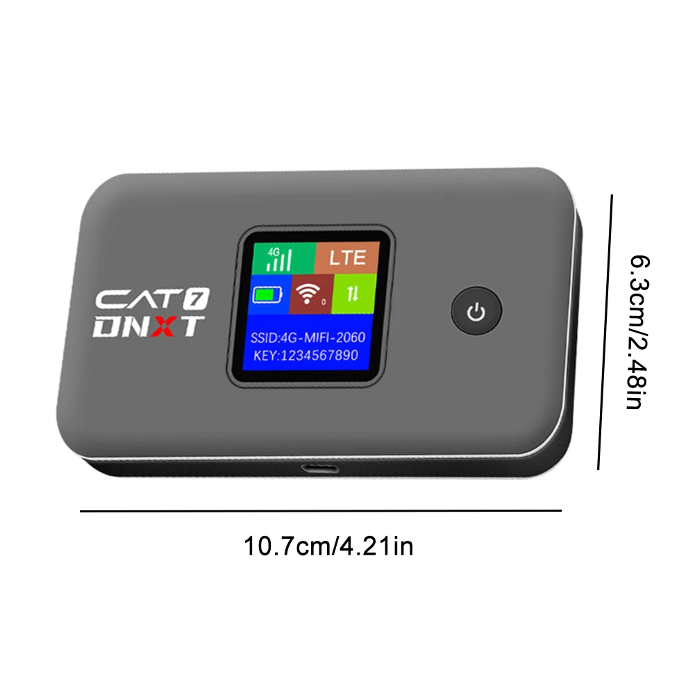 Карманный Wi-Fi-маршрутизатор 300 Мбит/с, 3000 мАч, портативный 4G LTE Wi-Fi-модем 2,4 и 5,8G, Wi-Fi6, маршрутизатор с точкой доступа для мобильного телефона, планшета, ноутбука